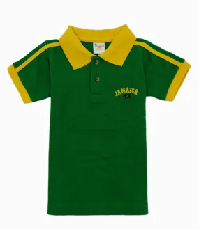 1247-009, Ladies Island Sport Jamaican Color Polo T-Shirt