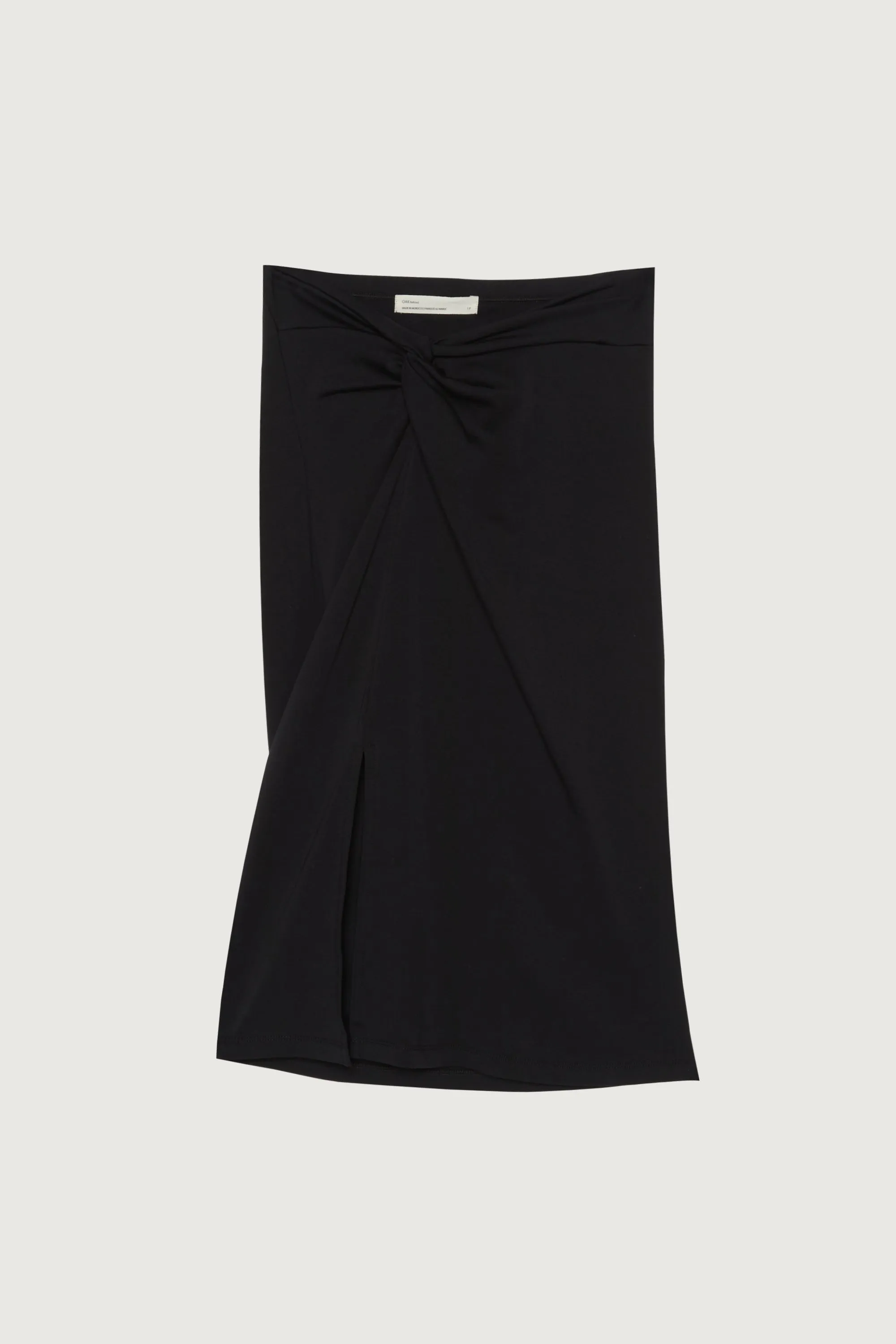 FRONT TWIST MIDI SKIRT