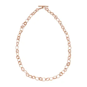 Pebble Drawing Necklace 9ct Rose Gold