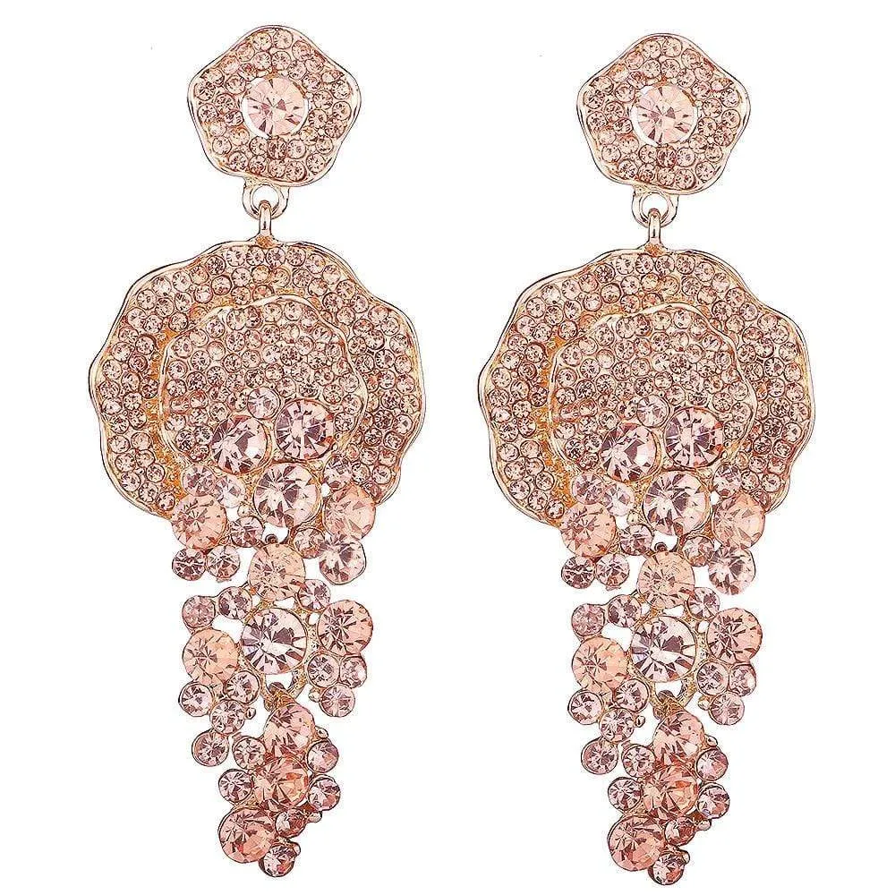 Santania Beaded Cluster Earrings