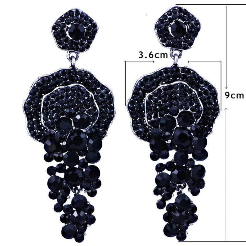 Santania Beaded Cluster Earrings